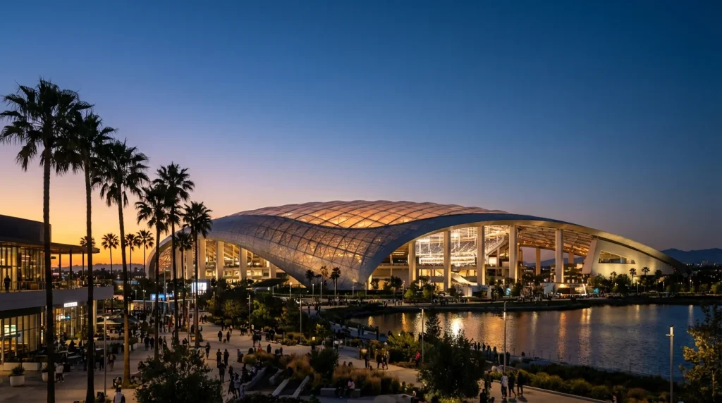 SoFi Stadium i Inglewood, Los Angeles, VM-arena 2026